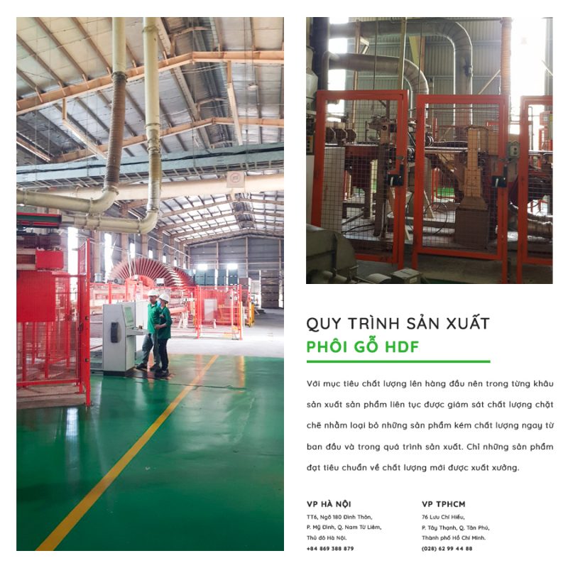 Nhà máy sản xuất phôi gỗ HDF