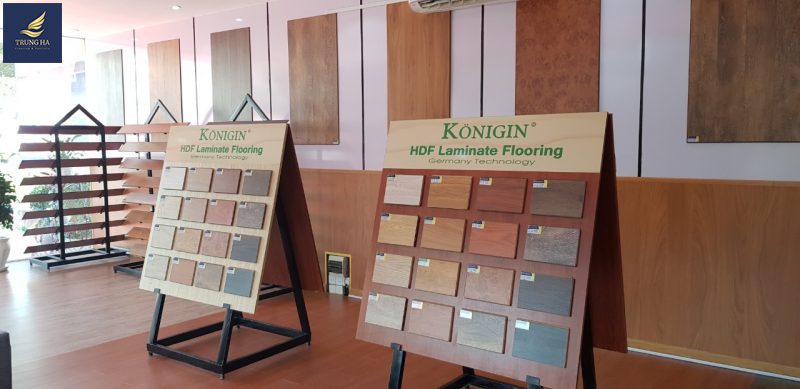 Sàn gỗ cao cấp Konigin với nhiều màu sắc hiện đại để khách hàng lựa chọn