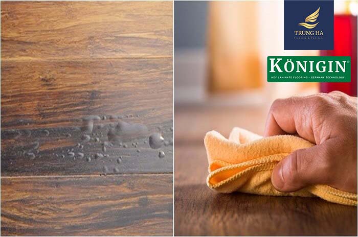 Sử dụng chất tẩy rửa có hàm lượng cao sẽ ảnh hưởng đến sàn gỗ công nghiệp